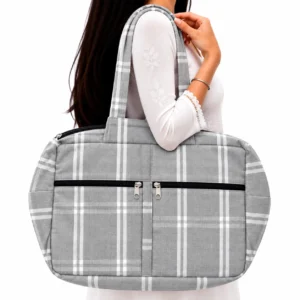 4 zip bag cotton bag