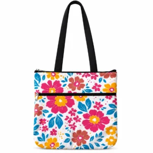 Two Zip Cotton Bag Premium Quality Stylish Designs
