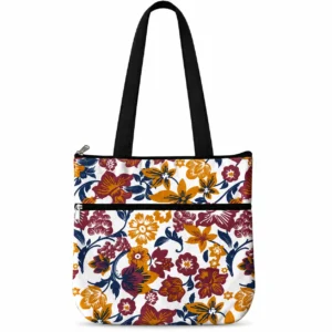 Two Zip Cotton Bag Premium Quality Stylish Designs