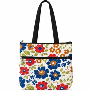 Two Zip Cotton Bag Premium Quality Stylish Designs
